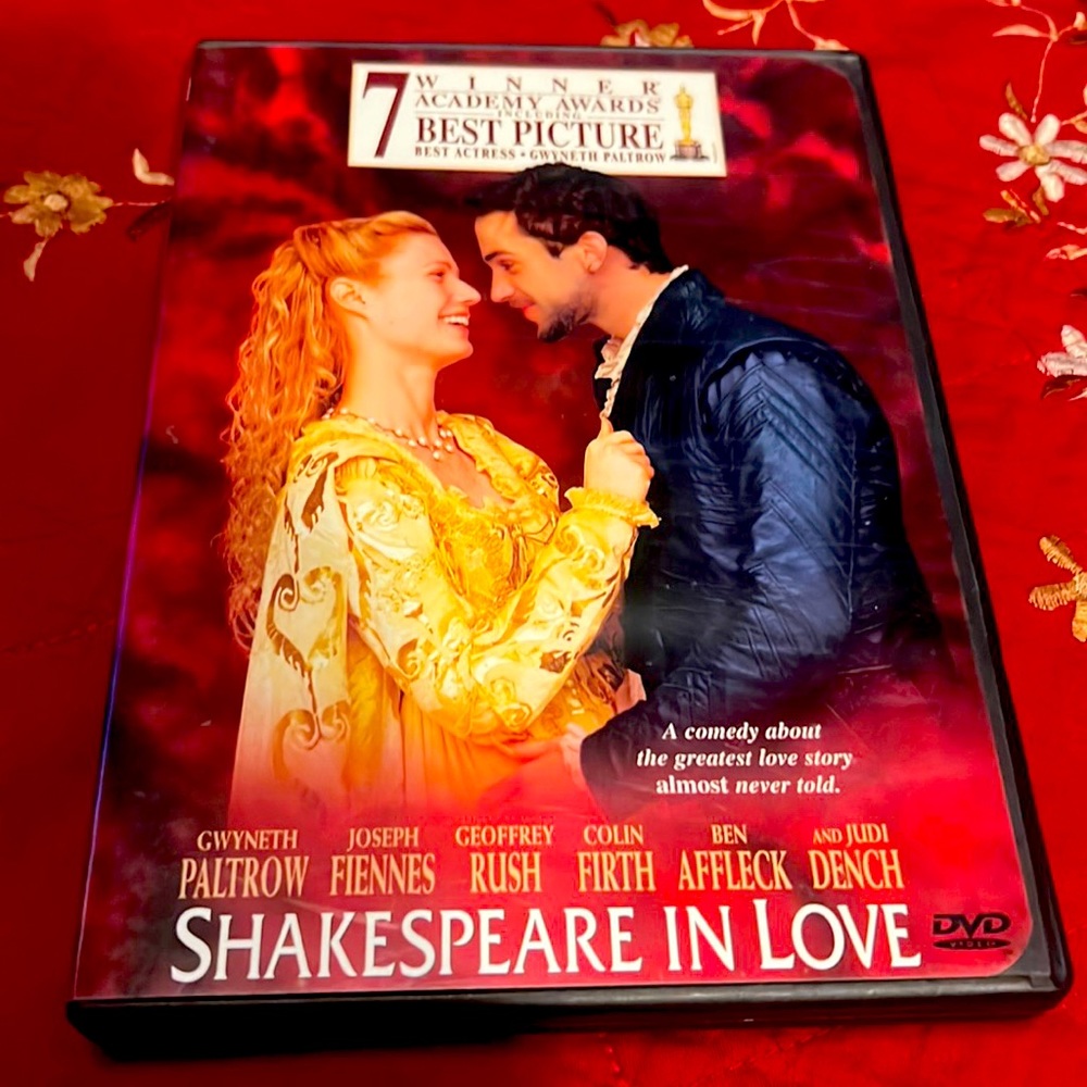 🔥SHAKESPEARE IN LOVE DVD LOVE STORY MOVIE